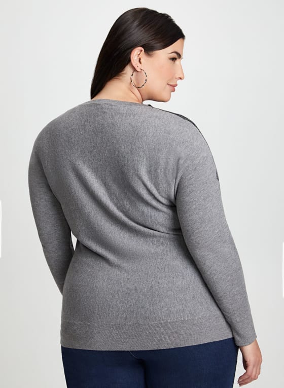 Paisley Print Sweater