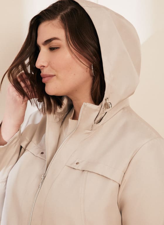 Removable Hood Raincoat