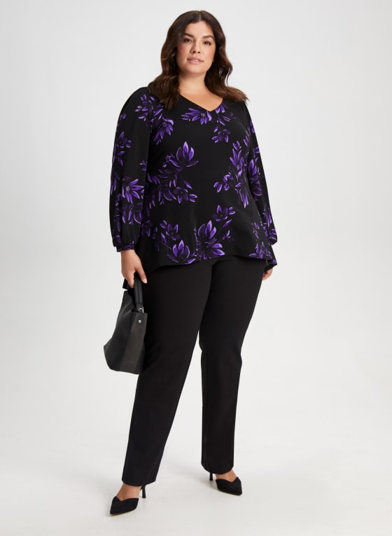 Signature Fit Zip Detail Pants