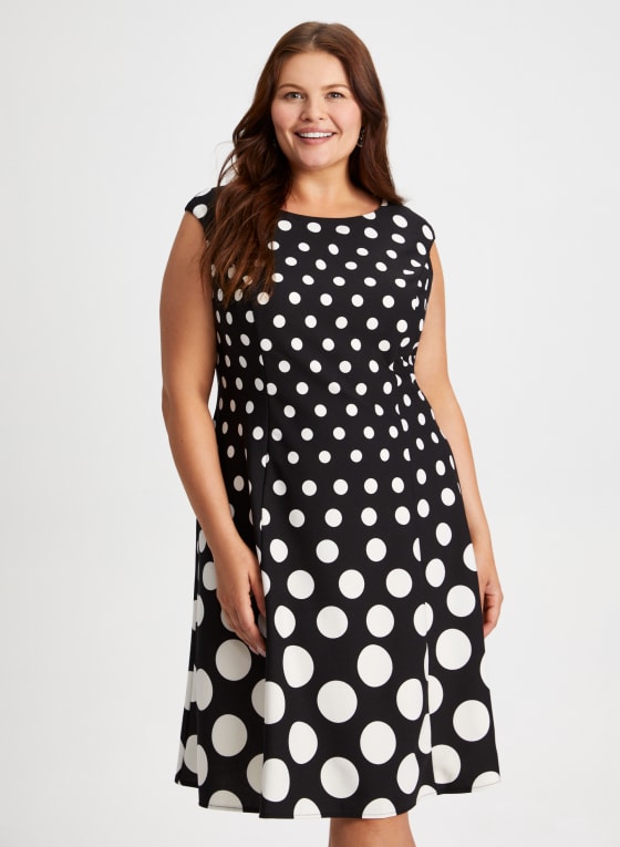 Polka Dot Print Dress