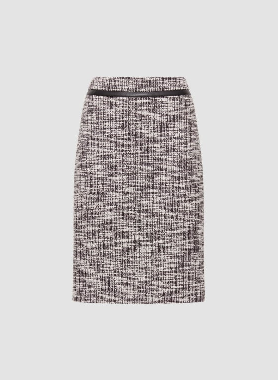 Bouclé Pencil Skirt