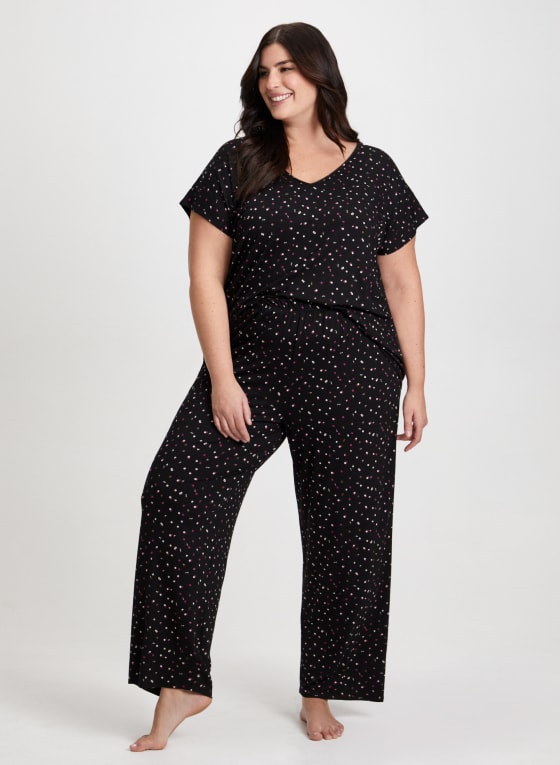 Dot Motif Pyjama Set