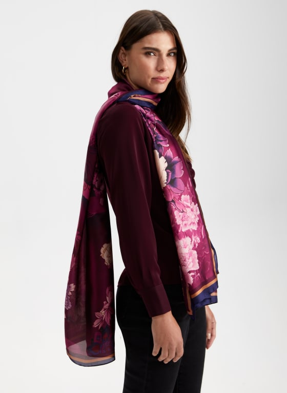 Floral Print Scarf