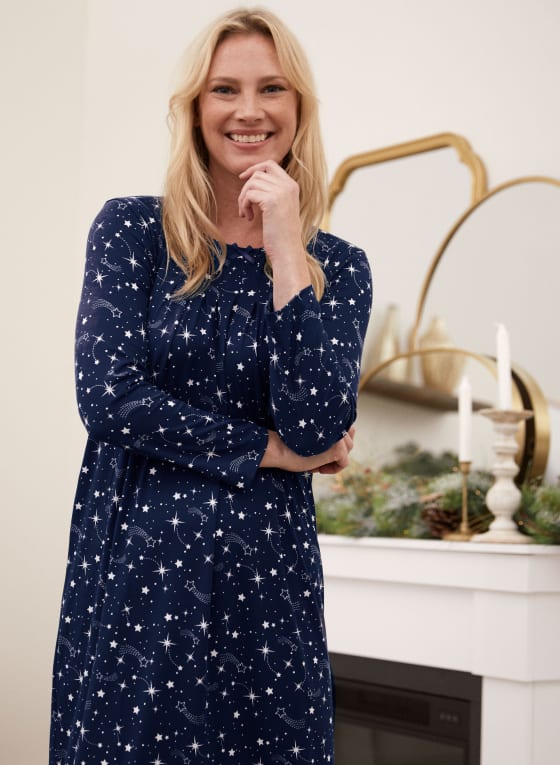 Star Print Nightgown