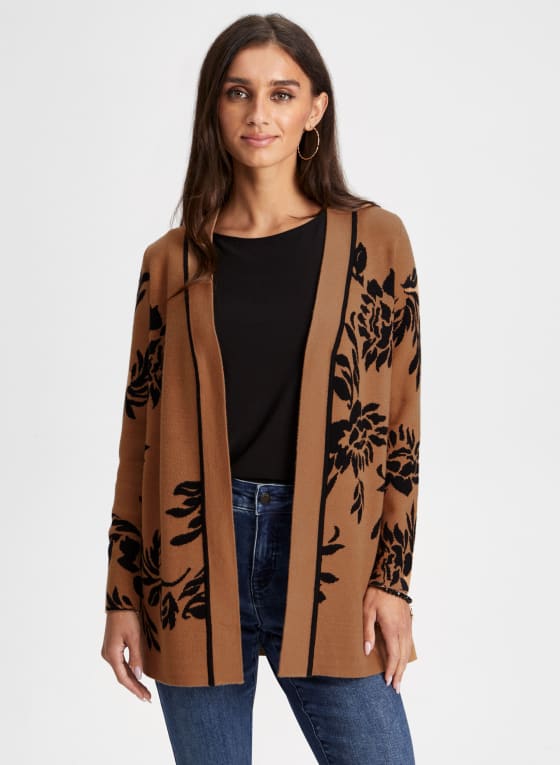 Floral Print Cardigan