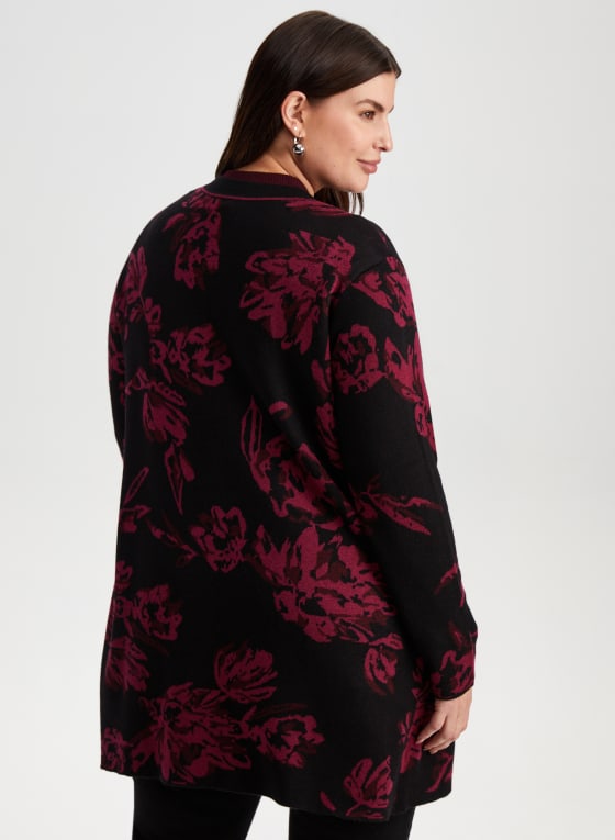 Floral Print Cardigan
