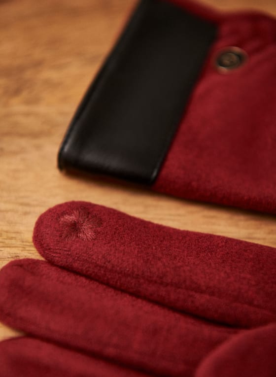 Faux Suede Gloves