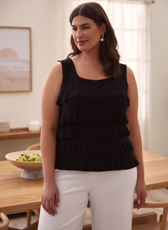 Joseph Ribkoff - Sleeveless Ruffle Top