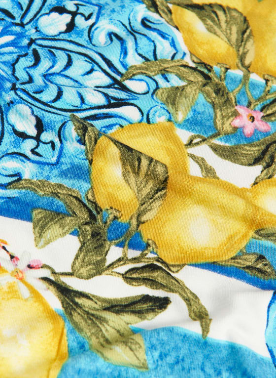 Lemon & Stripe Print Sleepshirt