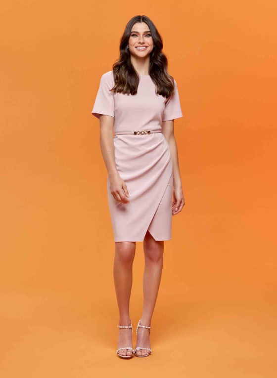 Belted Sheath Dress