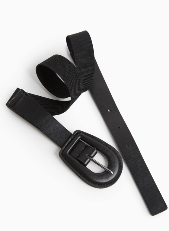 Covered Buckle Elastic Belt