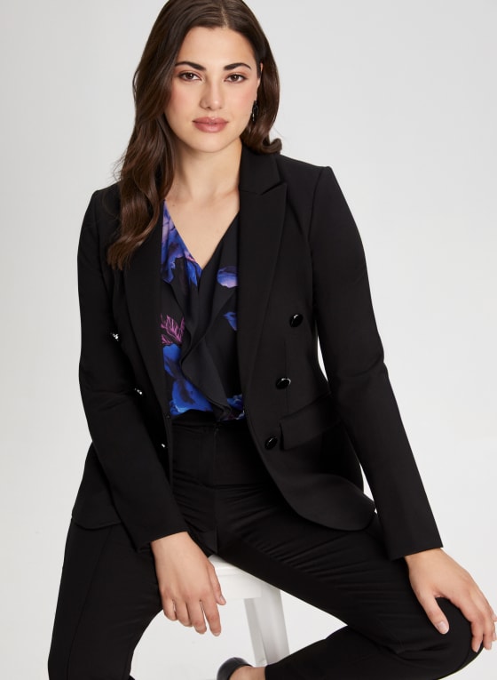 Button Detail Blazer