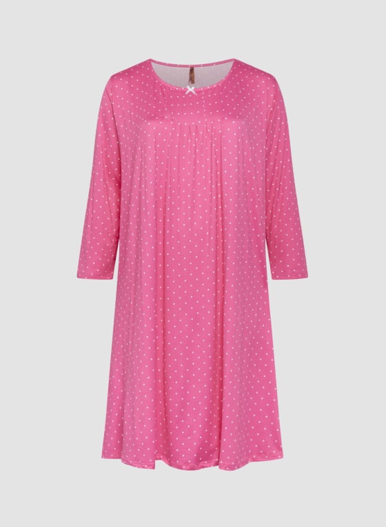 Polka Dot Print Nightgown