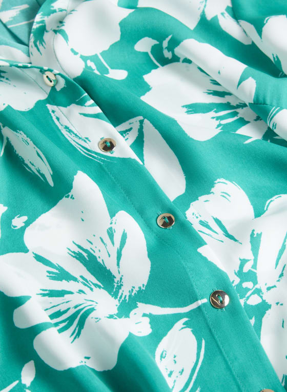 Floral Print Long Sleeve Shirt