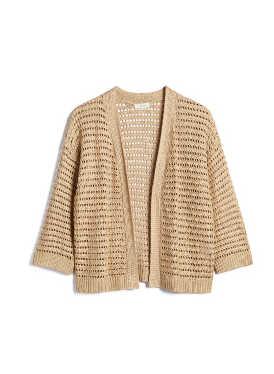 Open Front Knitted Cardigan