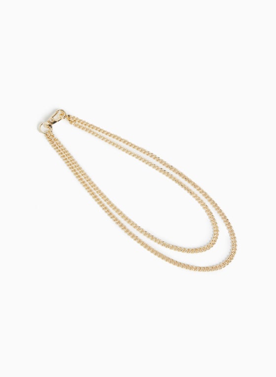 Bead Detail Chain Link Necklace