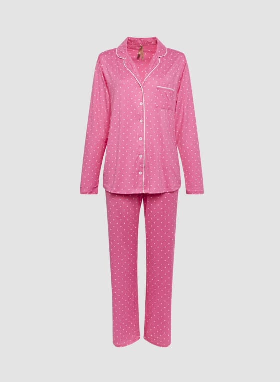 Dot Print Pyjama Set