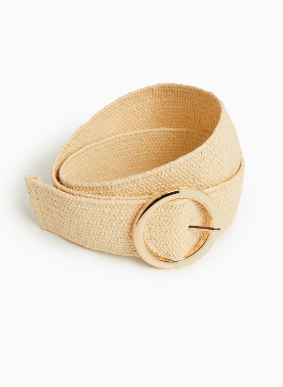 Round Buckle Elastic Belt