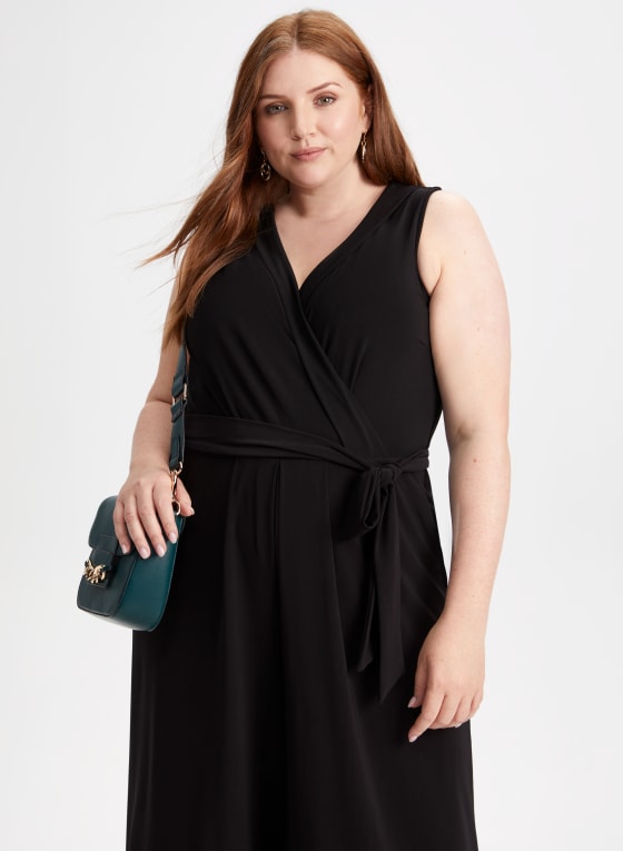 Wide Leg Jersey Jumpsuit