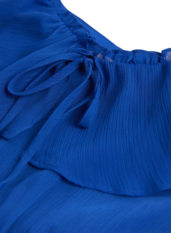 Ruffle Detail Maxi Dress
