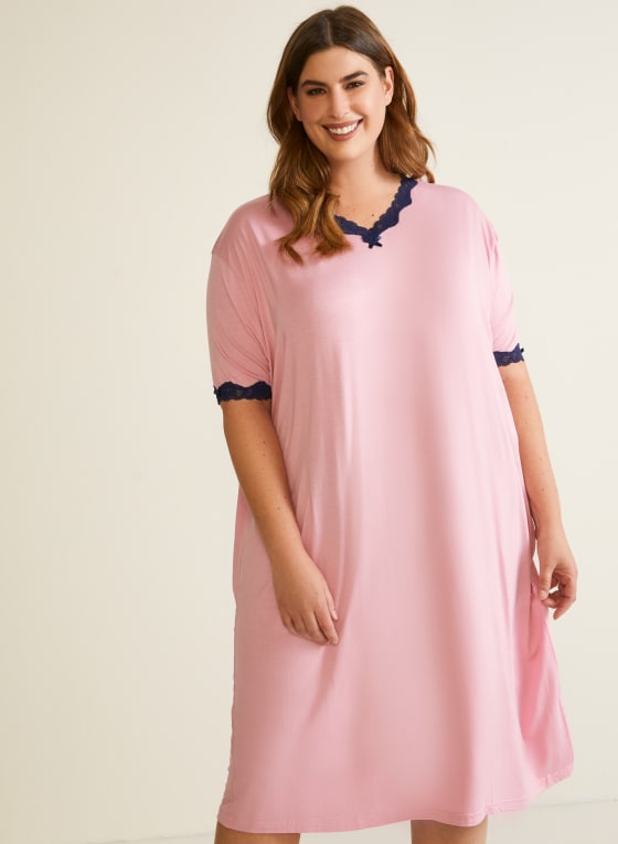 Lace Detail Nightshirt