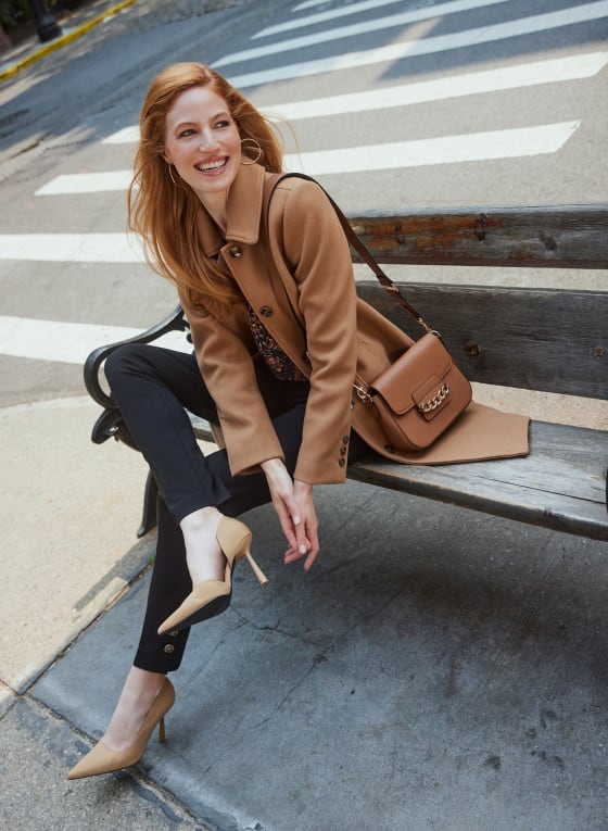 Chain Detail Saddle Bag