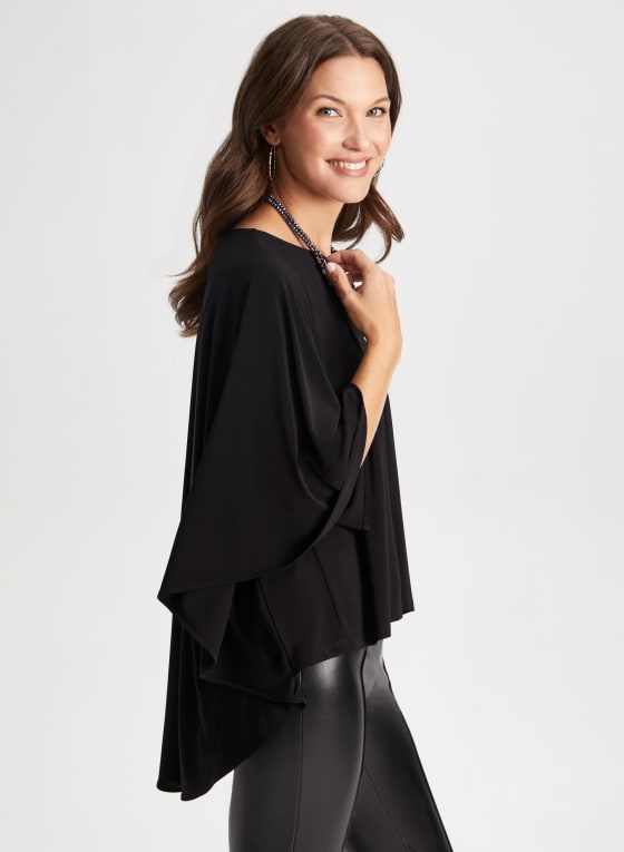 High-Low Poncho Top