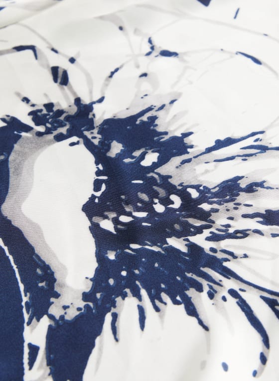 Watercolour Print Oblong Scarf