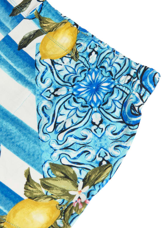 Lemon & Stripe Print Pyjama Pants