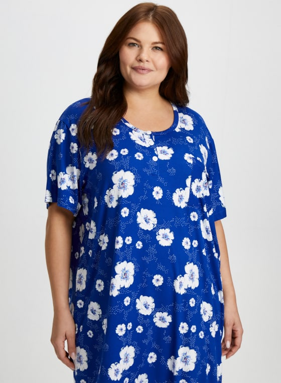 Floral Print Nightgown