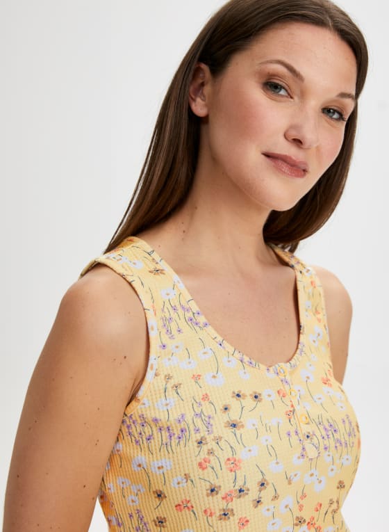 Printed Pyjama Tank and Shorts Set