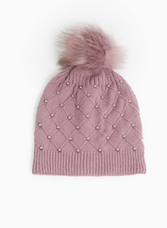Pompom Detail Hat
