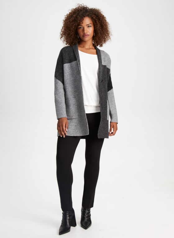 Colour Block Coatigan