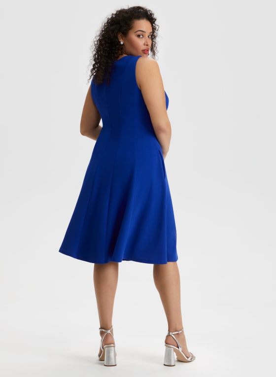 Sleeveless Fit & Flare Dress