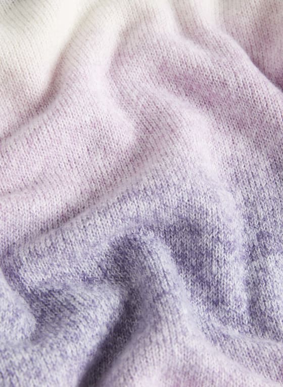 Mock Neck Gradient Sweater