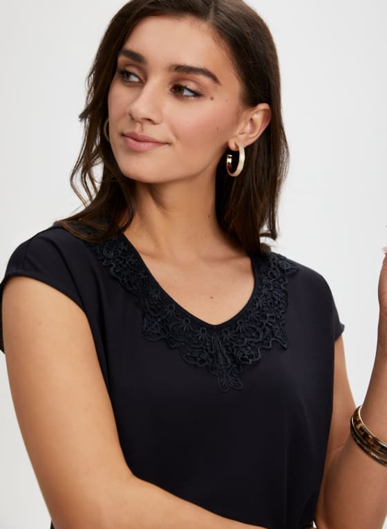 Lace Trim Tee