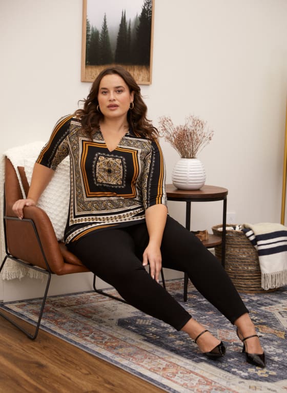 Joseph Ribkoff - Mixed Print Top