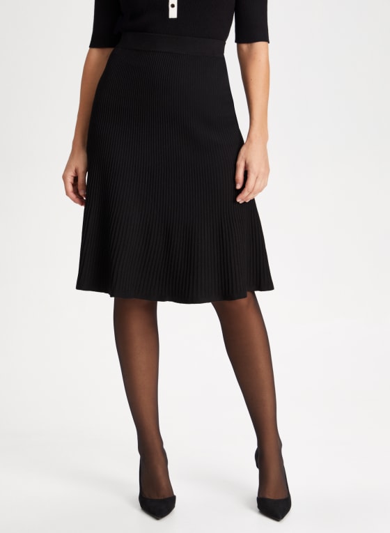 Pleated Midi Skirt