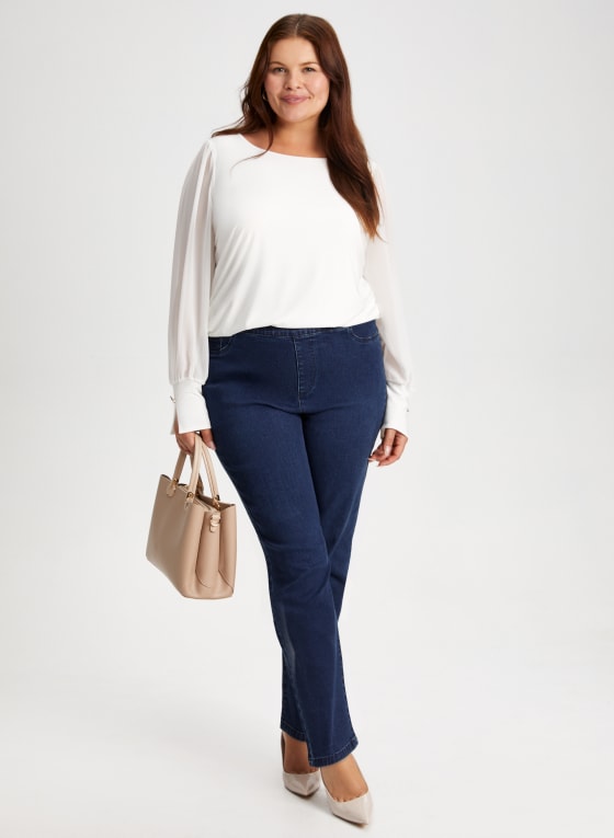 Chiffon Sleeve Top