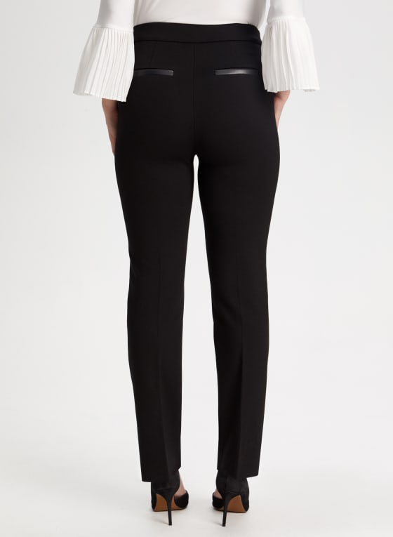 Straight Leg Pull-On Pants