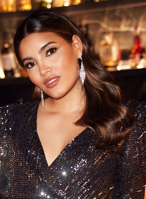 Cubic Zirconia Crystal Dangle Earrings