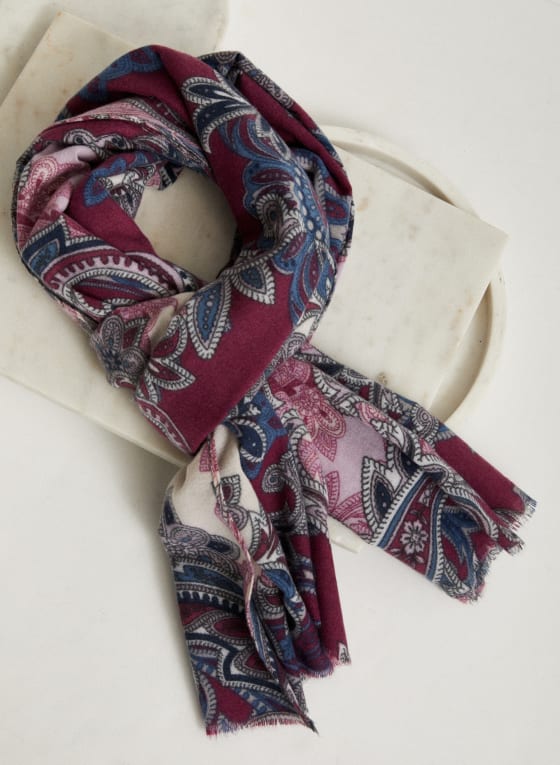 Paisley Print Scarf