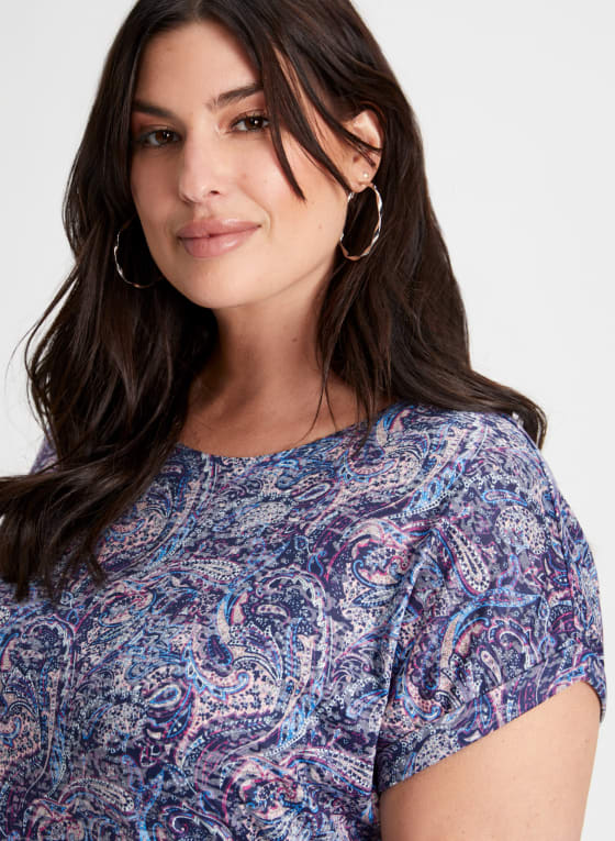 Paisley Print Tee