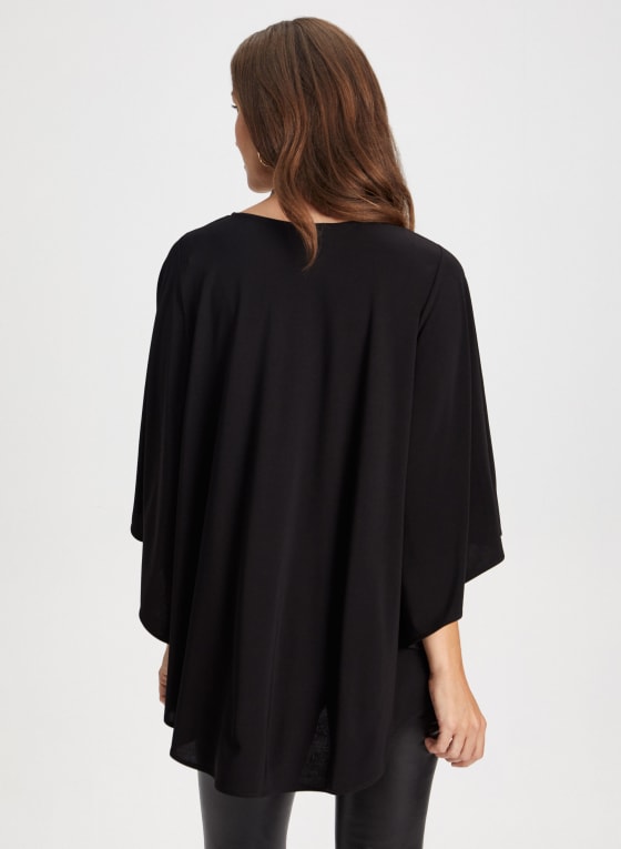 High-Low Poncho Top