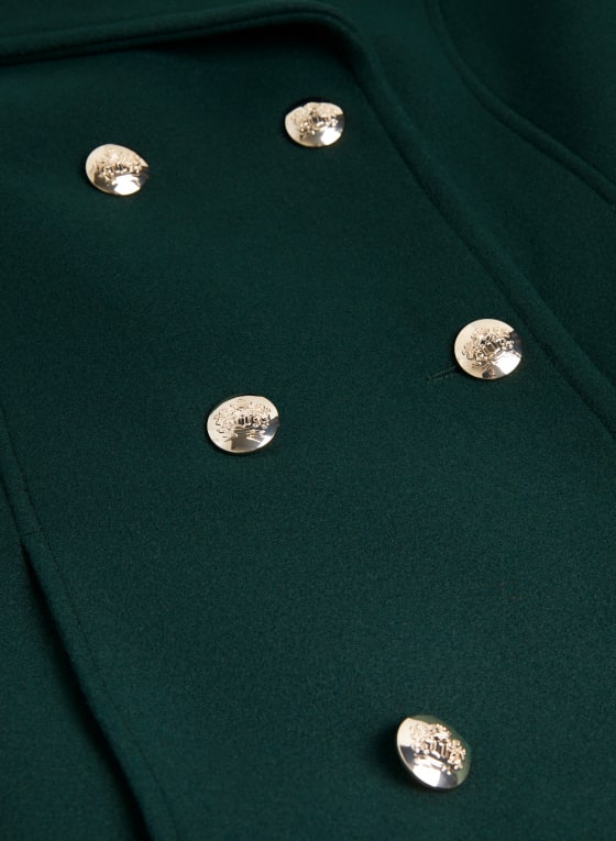 Notch Collar Wool-Blend Coat