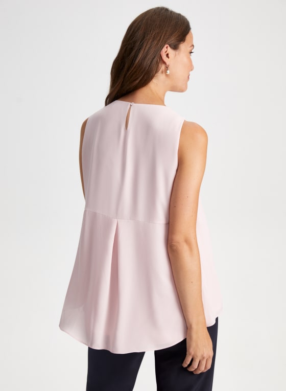 Double Layer Sleeveless Blouse