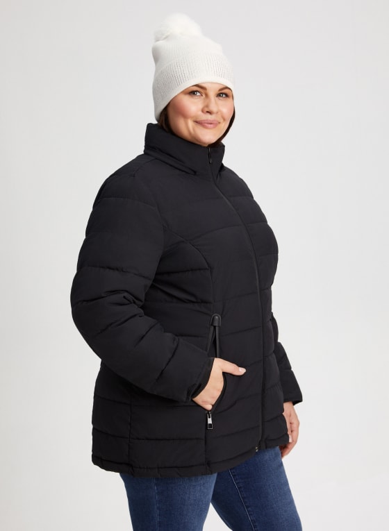Stretch Vegan Down Coat