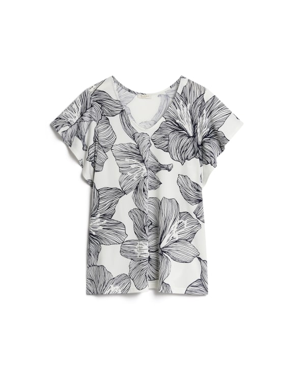 Floral Print Short Sleeve Top