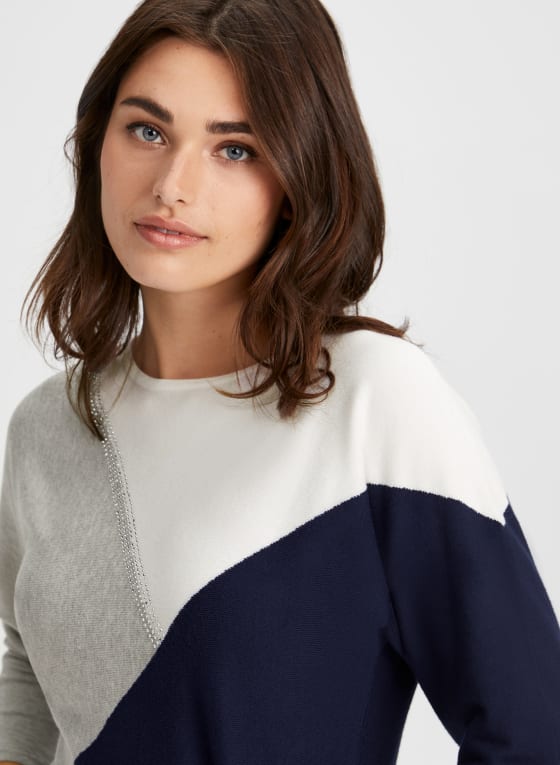 Colour Block Sweater