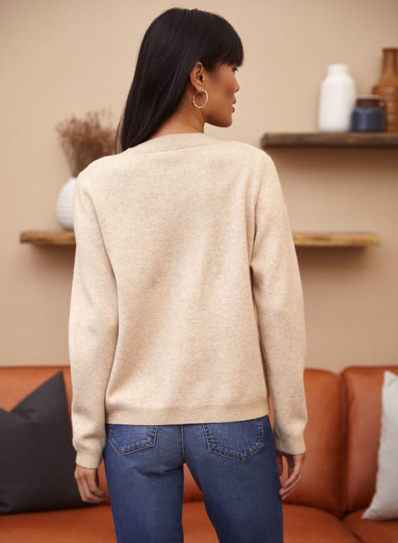 Glitter Trim Cardigan